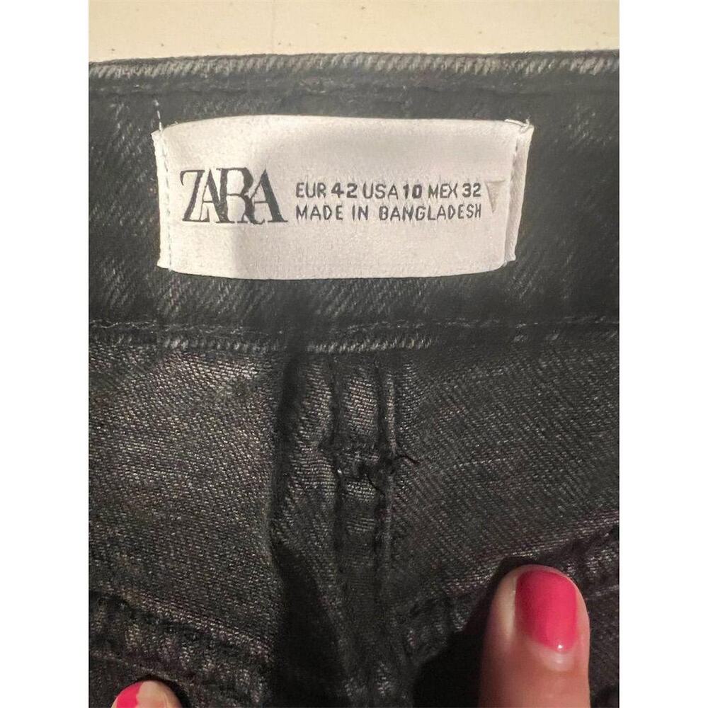 Zara Cut-Off Denim Shorts - Picture 6 of 8